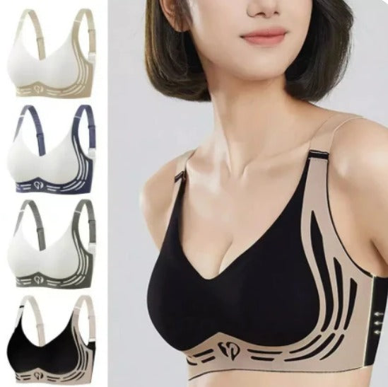 Nuevo : 💖3 EN 1 😮 EVOLUBRA BRASIER : SIN COSTURAS CON REALCE Y CORRECTOR DE POSTURA🤩