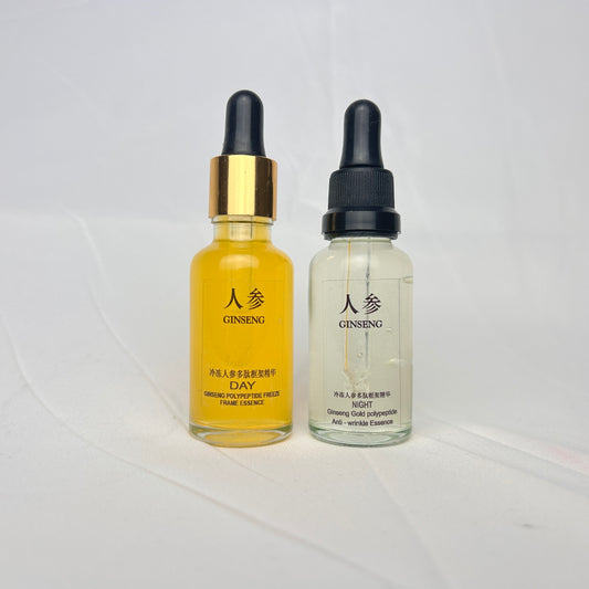 Ginseng Serum Antienvejecimiento (DIA ☀️ Y NOCHE 🌒) Tu aliado para una piel más suave, firme y luminosa - OFERTA Pague 1 y LLEVA 2