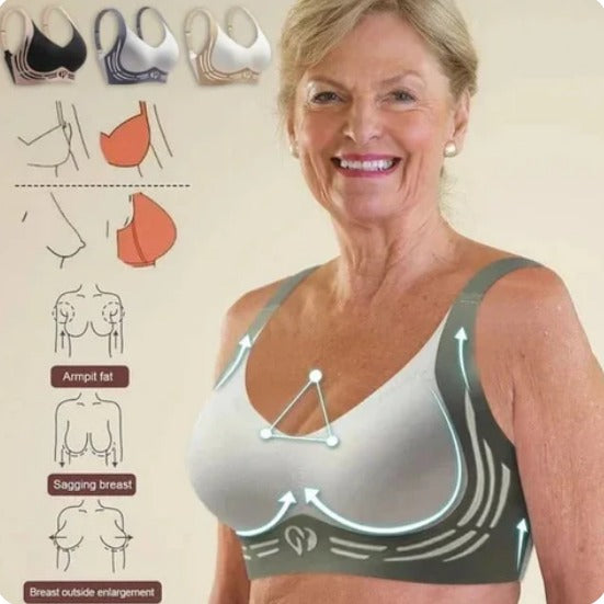 Nuevo : 💖3 EN 1 😮 EVOLUBRA BRASIER : SIN COSTURAS CON REALCE Y CORRECTOR DE POSTURA🤩