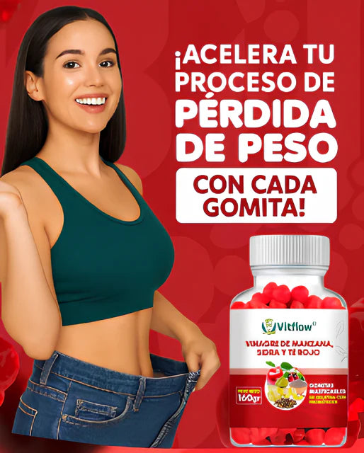 Active Apple Gummies: Gomitas de Vinagre de Manzana Vitflow 160g 🌿🍎 Equilibrio - bienestar diario - tu cuerpo te lo agradecerá 😊